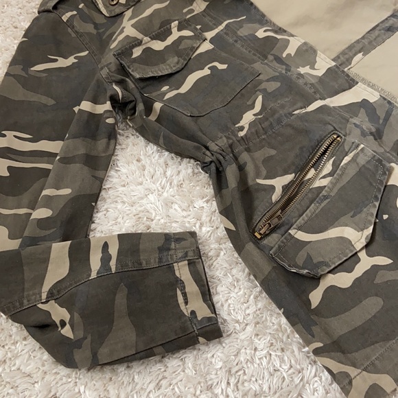 SKY AND SPARROW Camo Womens Anorak Jacket - Picture 5 of 6